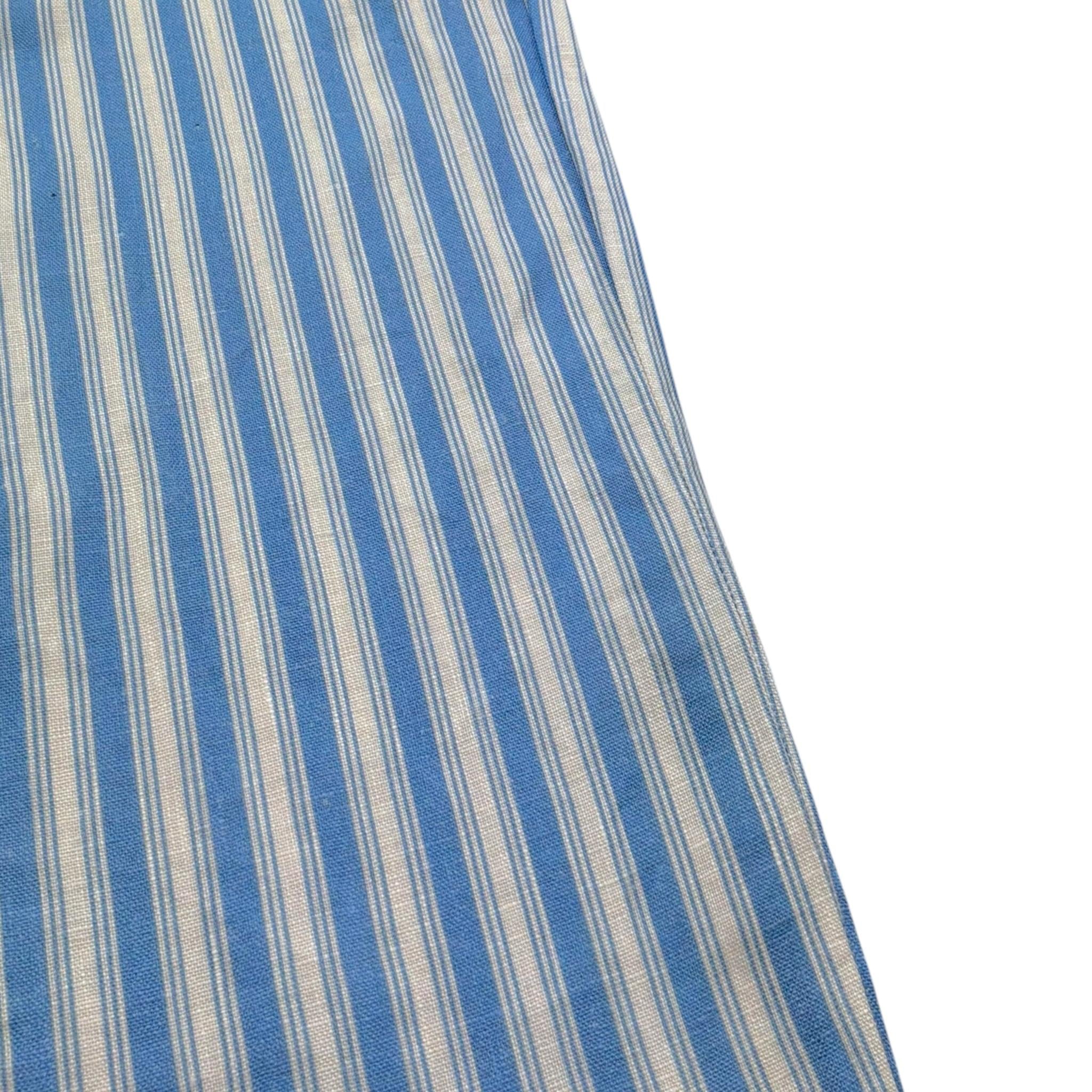 Saint Barth Pantalone Bicolore con Fantasia A Righe per Bambino 00558L BIANCO/AZZURRO SAINT BARTH 