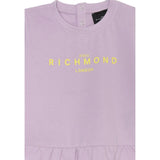 John Richmond Abito Tinta Unita con Stampa per Neonata RIP25005VEX LILLA JOHN RICHMOND 