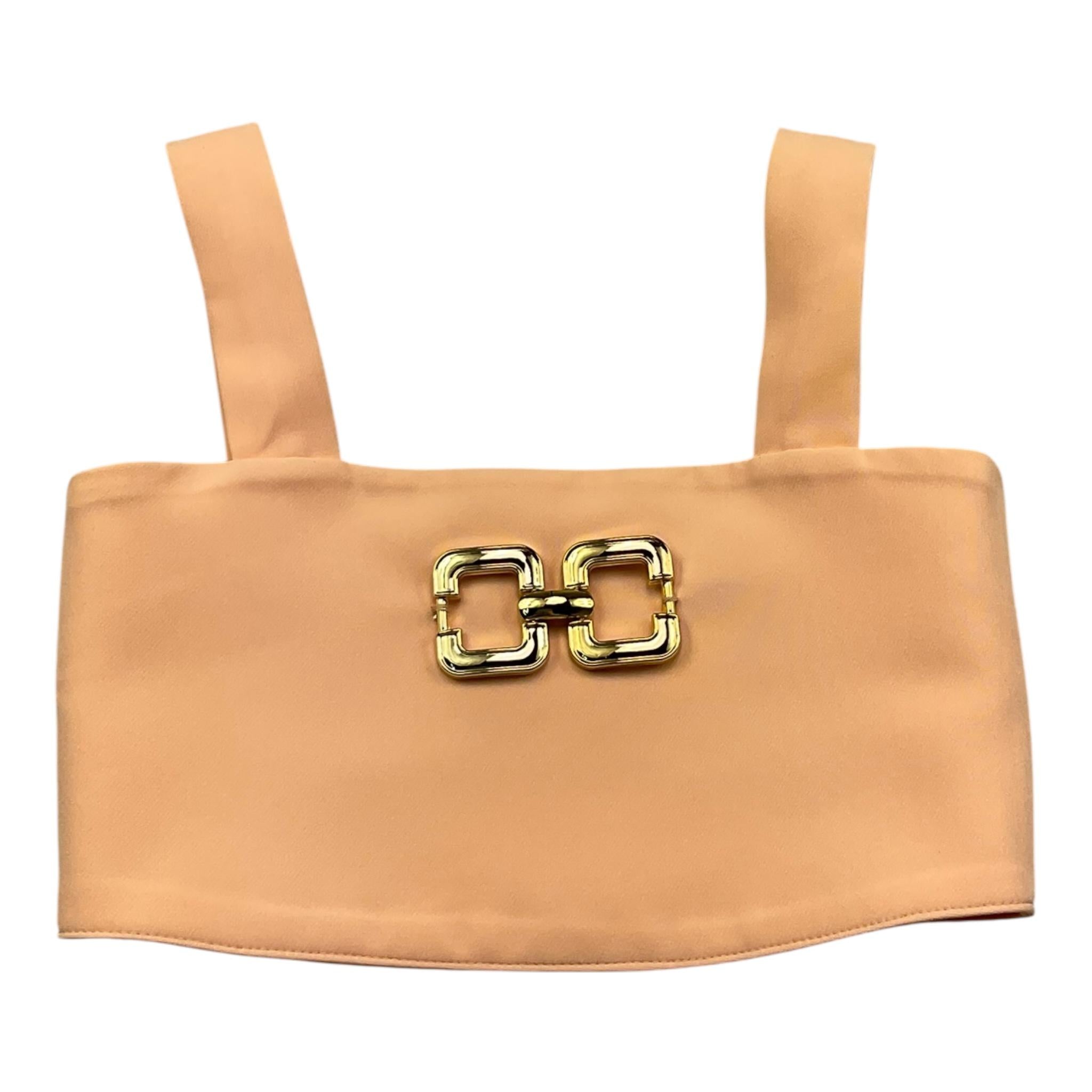 Fun & Fun Top Tinta Unita con Applicazione per Bambina FCBTP01139 SALMONE FUN & FUN 