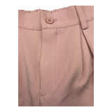 Cecyle Solid Color Shorts With Elastic Waist Pink For Girls