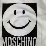 MOSCHINO felpa girocollo tinta unita con stampa Bianco per Bambino HSF08V BIANCO MOSCHINO 