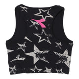 Diadora Top Giromanica Solid Color With Print Black For Girls