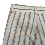 Pure Firenze Bermuda Fantasia A Righe con Girovita Regolabile per Neonato PC01271 BEIGE PURE FIRENZE 