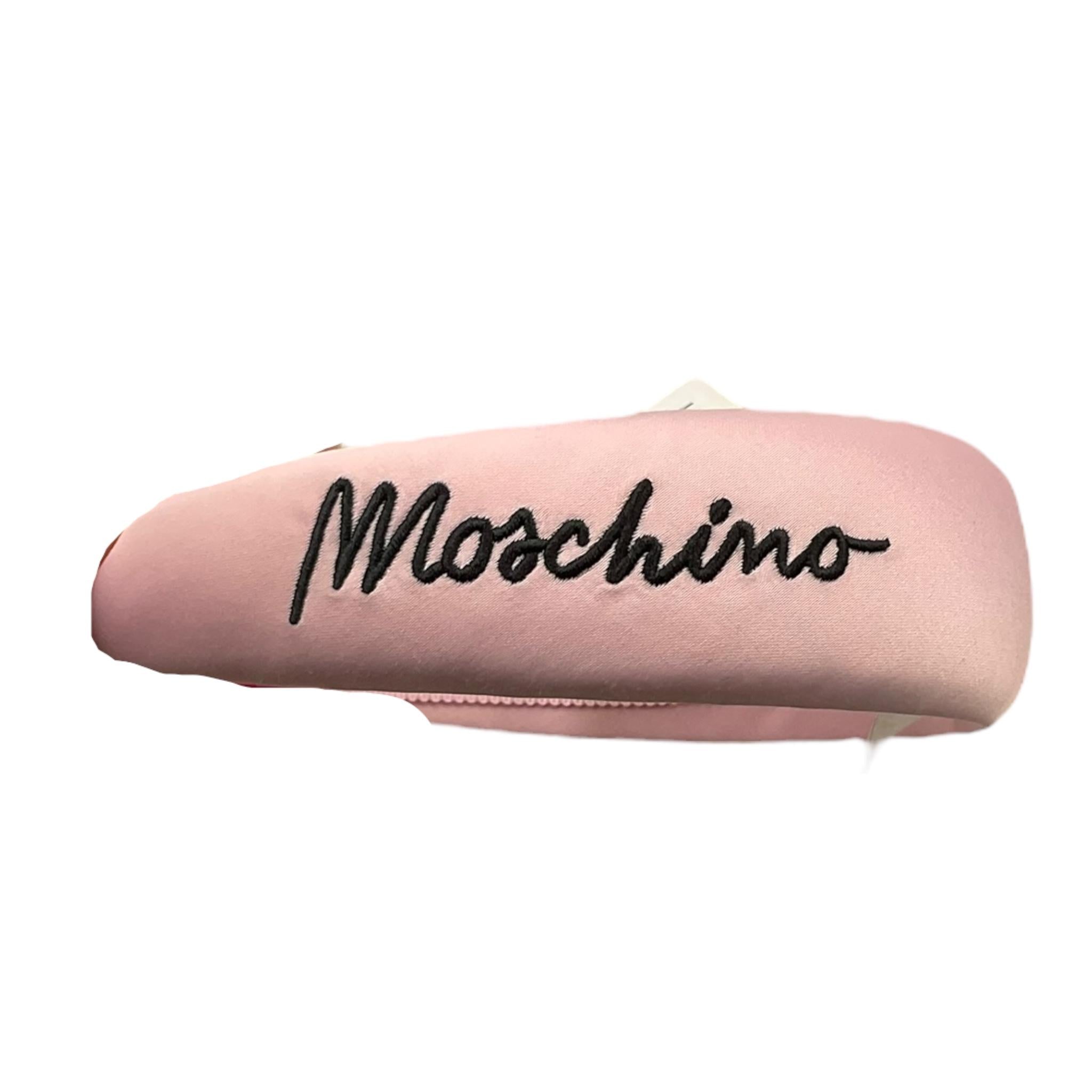 MOSCHINO cerchietto tinta unita con stampa Rosa per Bambina HCX01F ROSA MOSCHINO 