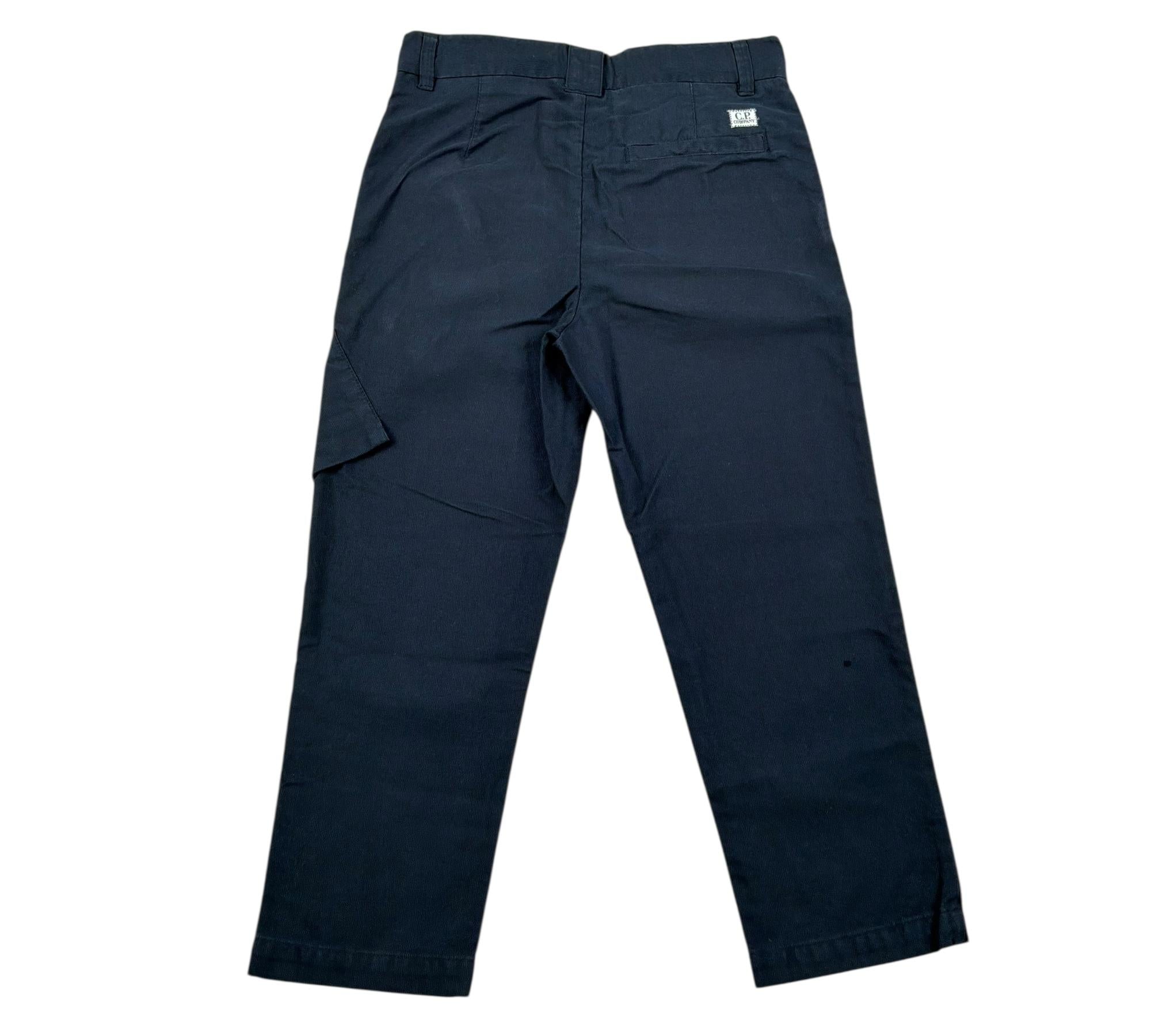 C.P. Company Pantalone Tinta Unita con Girovita Regolabile per Bambino CUP00Q BLU C.P. COMPANY 