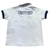 Trussardi Polo Mezza Manica Tinta Unita per Neonato TIP26102PO BIANCO TRUSSARDI 