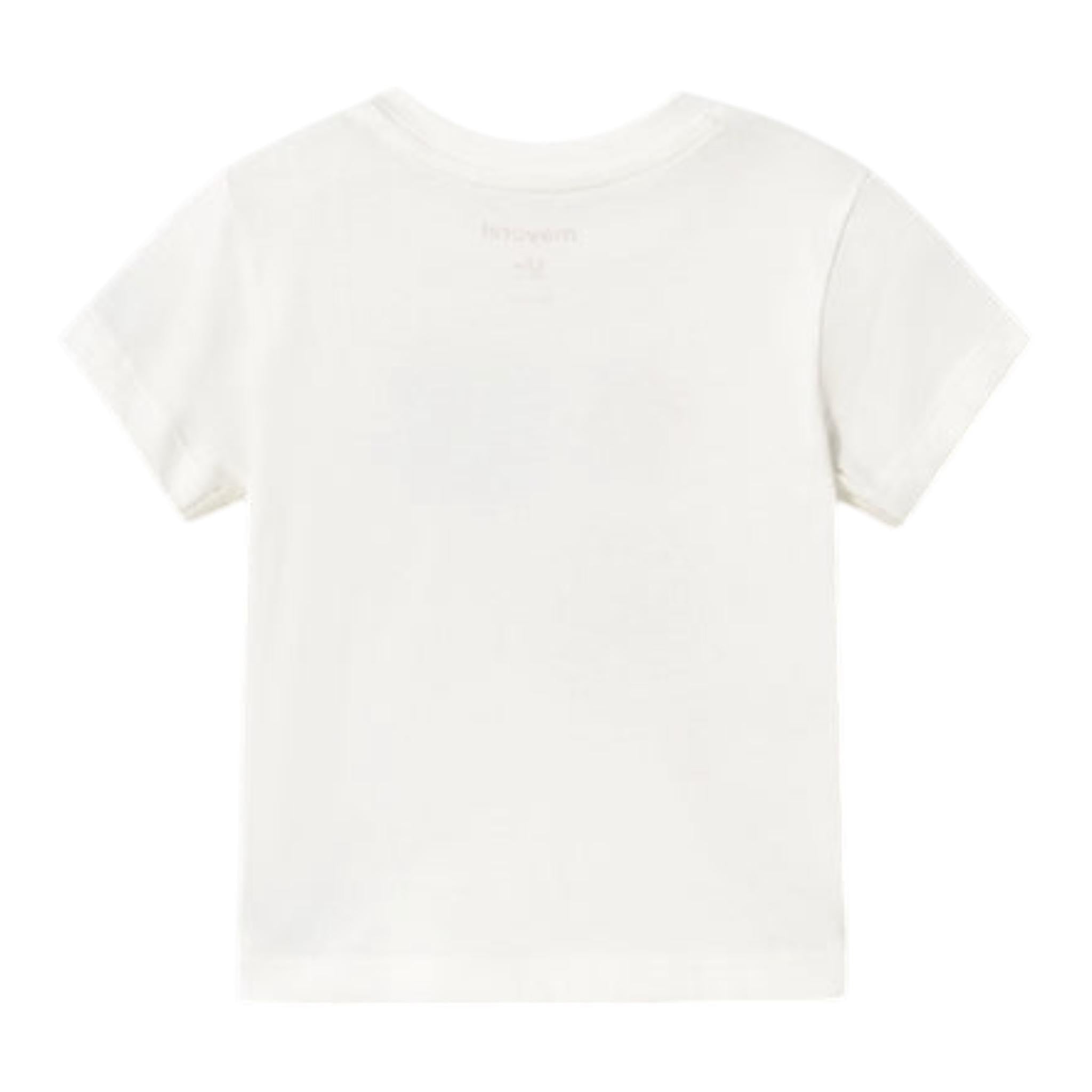 Mayoral T-Shirt Girocollo Tinta Unita con Stampa per Neonato 1056 BIANCO MAYORAL 