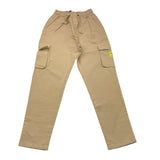 Datch Solid Color Pants With Elastic Waist Sand For Boys