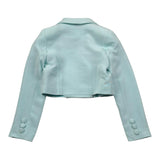 Fun & Fun Giacca Tinta Unita con Bottoni In Contrasto per Bambina FNCBJK01053 AZZURRO FUN & FUN 