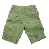 Bern Bermuda Solid Color Cargo Style With Elastic Waist Green For Boys