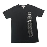Yours T-Shirt Crew Neck Solid Color With Contrast Print Black For Boys