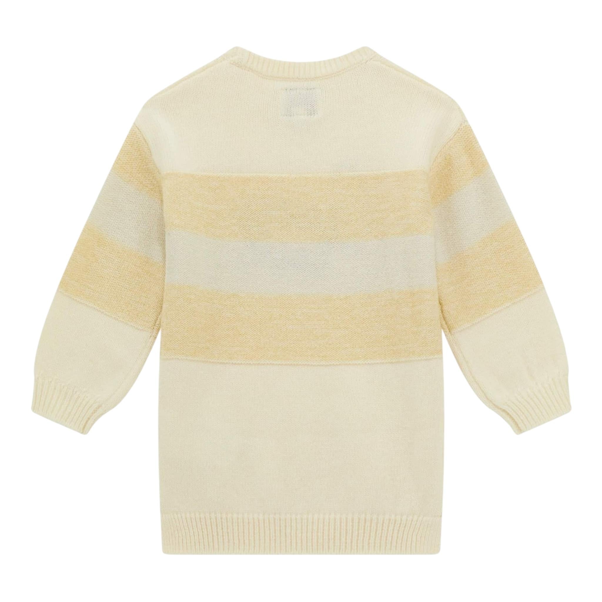 GUESS abito girocollo tinta unita con fantasia Panna per Bambina K4BK03Z2V70X PANNA GUESS 