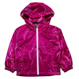 Freedomday Solid Color Jacket With Hood Fuchsia For Girls