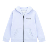 GUESS felpa tinta unita con zip e cappuccio Azzurro per Neonato N3YQ07KAUG0X AZZURRO GUESS 