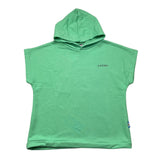 Chiodi Milano Sleeveless Sweatshirt Solid Color With Green Hood For Children