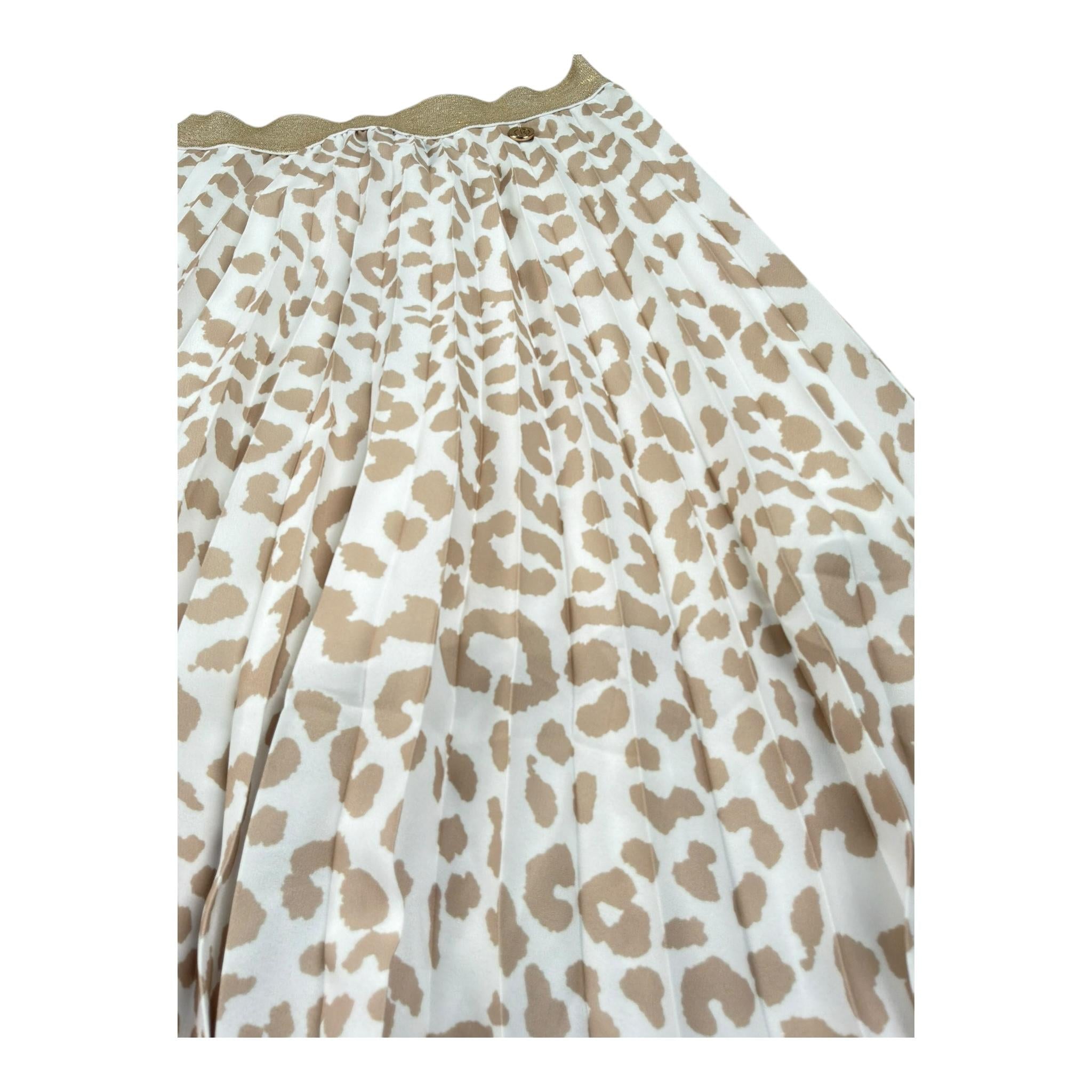 Relish Gonna Tinta Unita con Stampa Maculata per Bambina 18683 BIANCO RELISH 