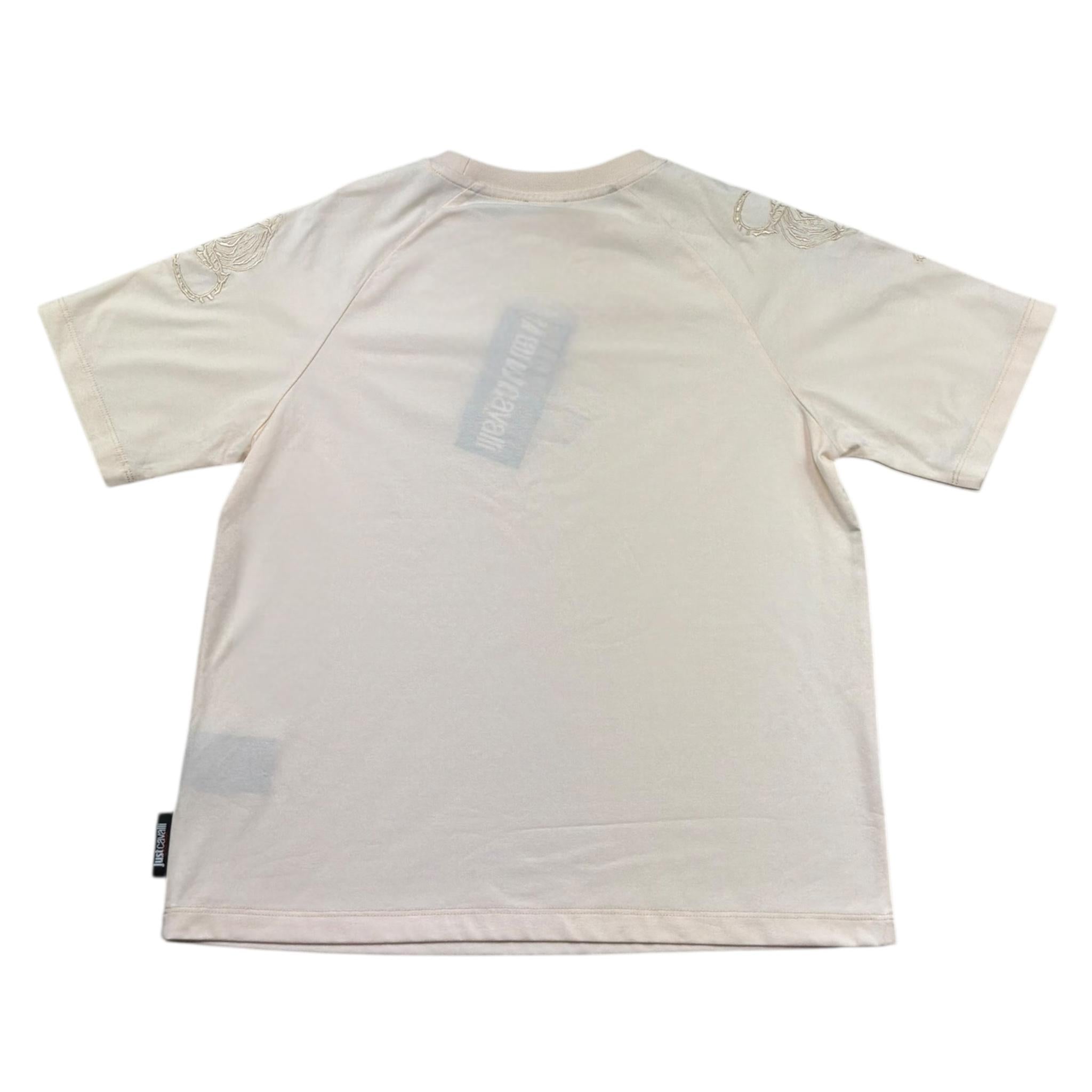 Just Cavalli T-Shirt Girocollo Tinta Unita con Logo per Bambina JBP26160TS ROSA JUST CAVALLI 