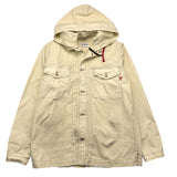 Bern Plain Jacket Shirt Effect Hooded Biege For Boys