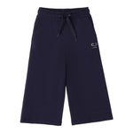 SARABANDA pantalone modello a palazzo tinta unita con elastico in vita Blu per Bambina 0A321 BLU SARABANDA 