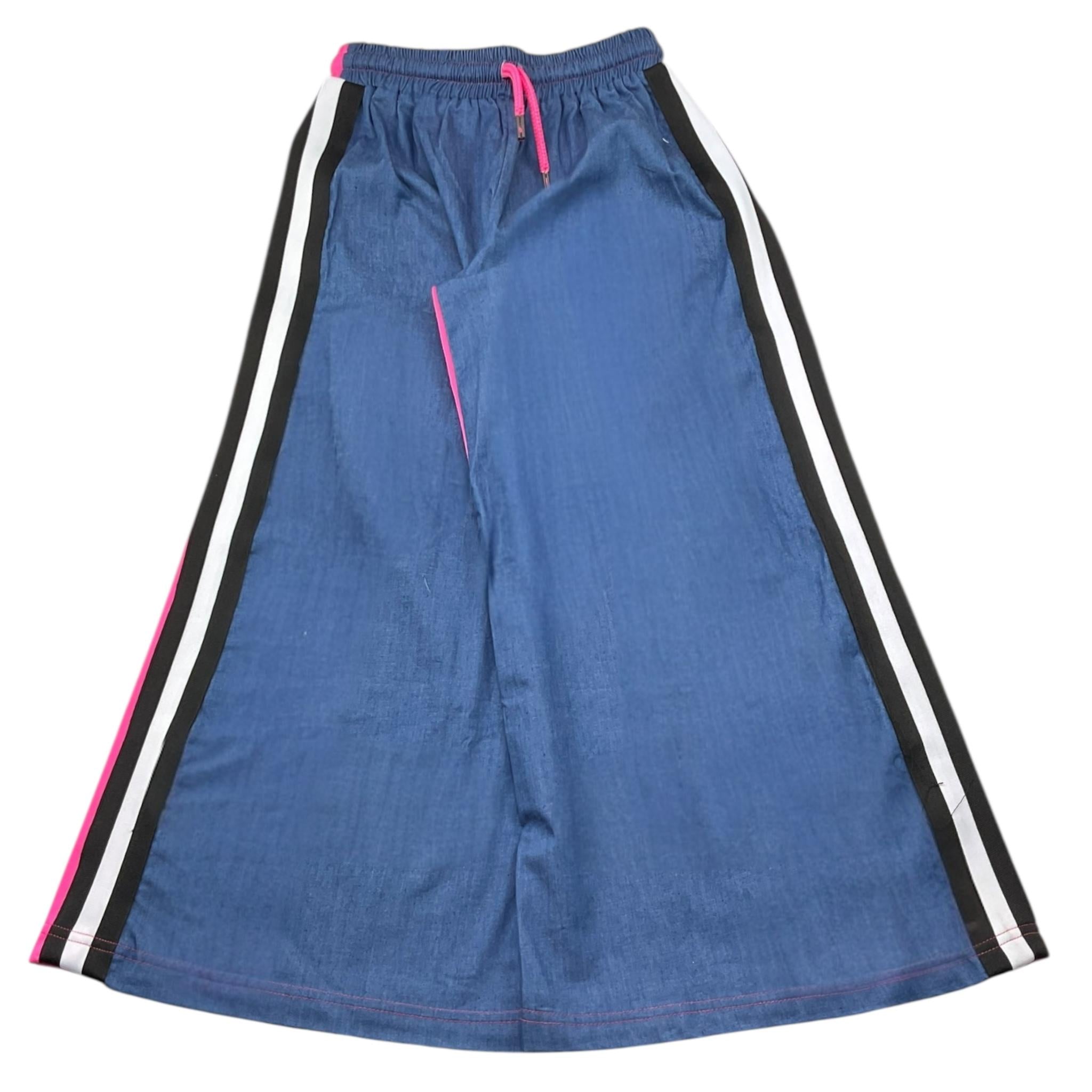 So Twee By Miss Grant Jeans Tinta Unita con Elastico In Vita per Bambina ST0025 BLU SO TWEE BY MISS GRANT 