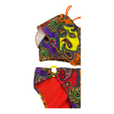 4Giveness 2 Piece Costume Bandeau-Panties Multi-Pattern Multicolor for Girls