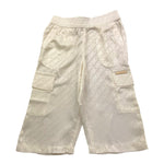 Michael Kors Pantalone Tinta Unita con Fantasia Logo per Neonata R30054 PANNA MICHAEL KORS 