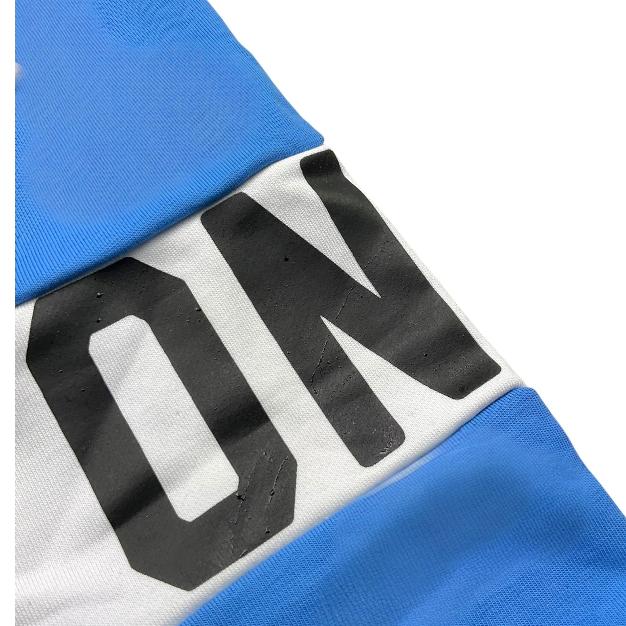 Icon Completo 2 Pezzi Felpa-Pantalone Tinta Unita con Stampa per Neonato INBFS0060 BLU ICON 