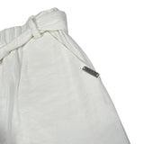 Liu Jo Pantalone Tinta Unita con Elastico In Vita per Bambina GA4236 BIANCO LIU JO 