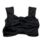 Marc Ellis Top Tinta Unita con Arricciatura per Bambina JMJTP01210 NERO MARC ELLIS 