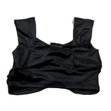 Marc Ellis Top Tinta Unita con Arricciatura per Bambina JMJTP01210 NERO MARC ELLIS 