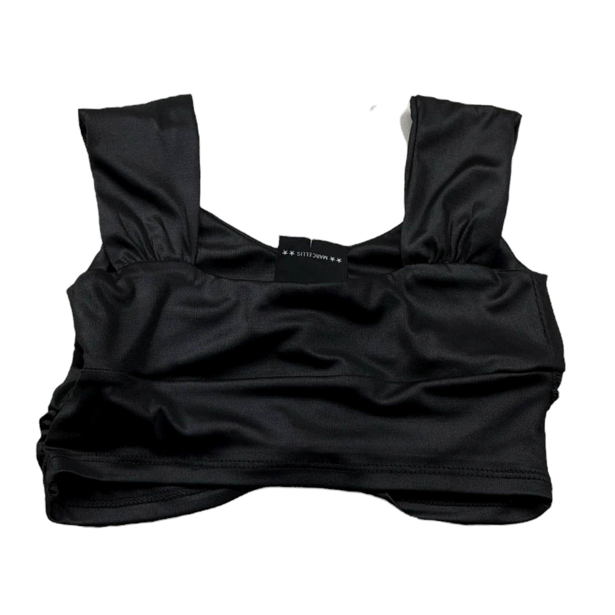 Marc Ellis Top Tinta Unita con Arricciatura per Bambina JMJTP01210 NERO MARC ELLIS 