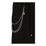 John Richmond Pantalone Tinta Unita con Elastico In Vita per Bambino RBP25227PA NERO JOHN RICHMOND 