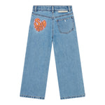 STELLA McCARTNEY jeans tinta unita modello zampa Azzurro per Bambina TV6B10 AZZURRO STELLA McCARTNEY 