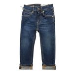 Dondup Jeans Tinta Unita 5 Tasche per Neonato DMPA023 BLU DONDUP 