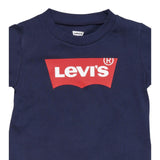 Levi'S T-Shirt Girocollo Tinta Unita con Stampa per Bambino 8E8157JXX BLU LEVI'S 