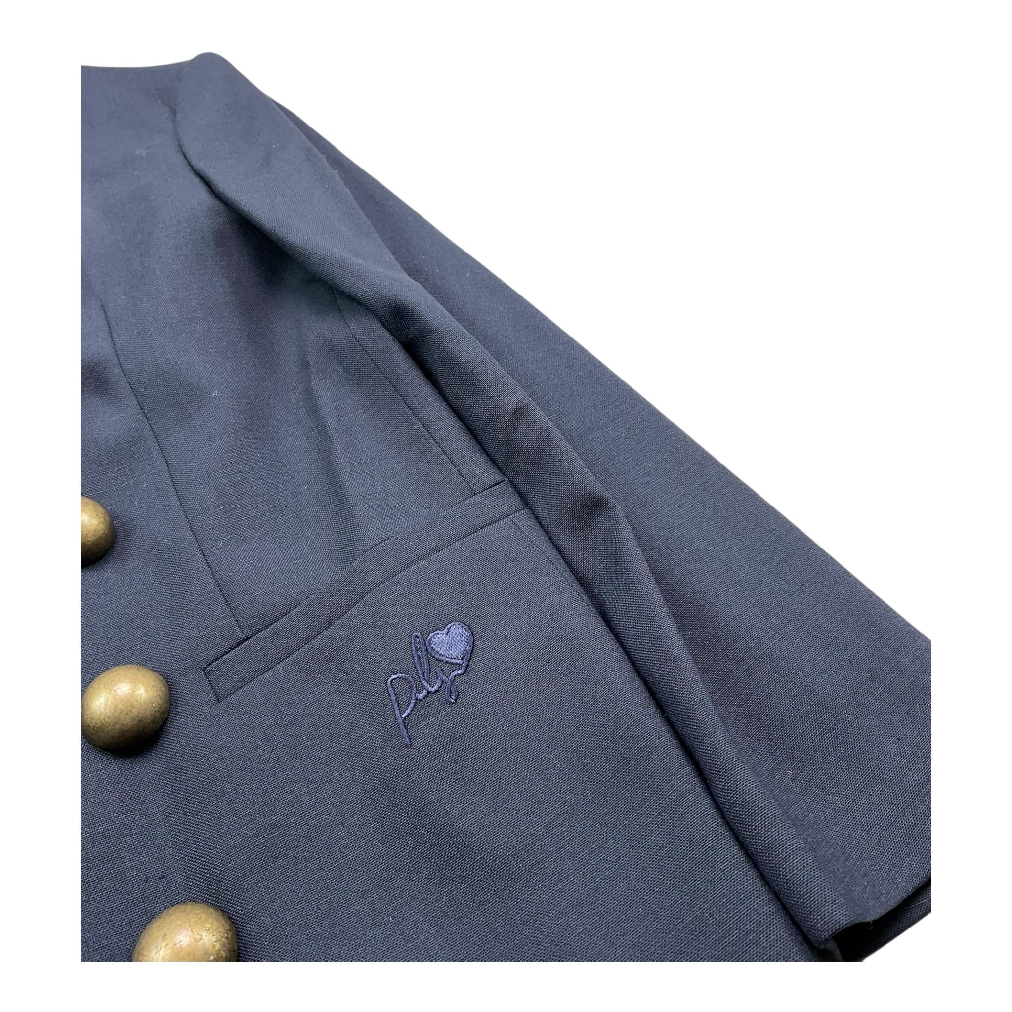 PHILOSOPHY giacca tinta unita con bottoni in contrasto Blu per Bambina PFGC026 BLU PHILOSOPHY 