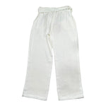 Liu Jo Pantalone Tinta Unita con Elastico In Vita per Bambina GA4236 BIANCO LIU JO 