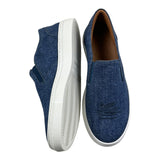Etro Sneakers Solid Color In Blue Denim For Kids