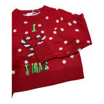 NAME IT maglia girocollo fantasia natalizia Rosso per Bambina 13224453 ROSSO NAME IT 