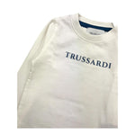 TRUSSARDI shirt girocollo tinta unita cn stampa in contrasto Bianco per Neonato TIA24085TSN BIANCO TRUSSARDI 