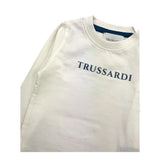 TRUSSARDI shirt girocollo tinta unita cn stampa in contrasto Bianco per Neonato TIA24085TSN BIANCO TRUSSARDI 