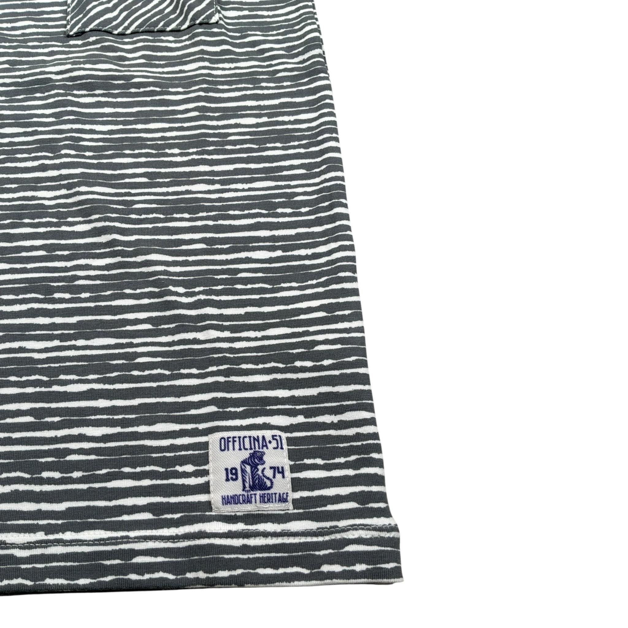 Officina 51 T-Shirt Girocollo tinta unita con Stampa Fantasia Grigio per Bambino 80C24 GRIGIO OFFICINA 51 