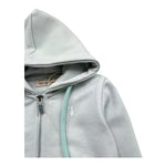 Trussardi Felpa con Zip E Cappuccio Tinta Unita per Neonato TIP26011FE VERDE ACQUA TRUSSARDI 