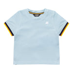 K-Way T-Shirt Girocollo Tinta Unita per Neonato K71375WXX AZZURRO K-WAY 