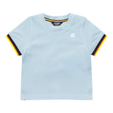 K-Way T-Shirt Girocollo Tinta Unita per Neonato K71375WXX AZZURRO K-WAY 