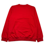 Daniele Alessandrini Crewneck Sweatshirt Solid Color With Red Print For Boys