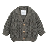 PLAY UP cardigan tinta unita con bottoni Verde per Bambina PA011AP11404 VERDE PLAY UP 