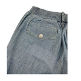 Eleventy Jeans Solid Color With Elastic Waist Light Blue For Boys