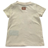 Trussardi T-Shirt Girocollo Tinta Unita con Stampe per Neonato TIP26070TS BEIGE TRUSSARDI 