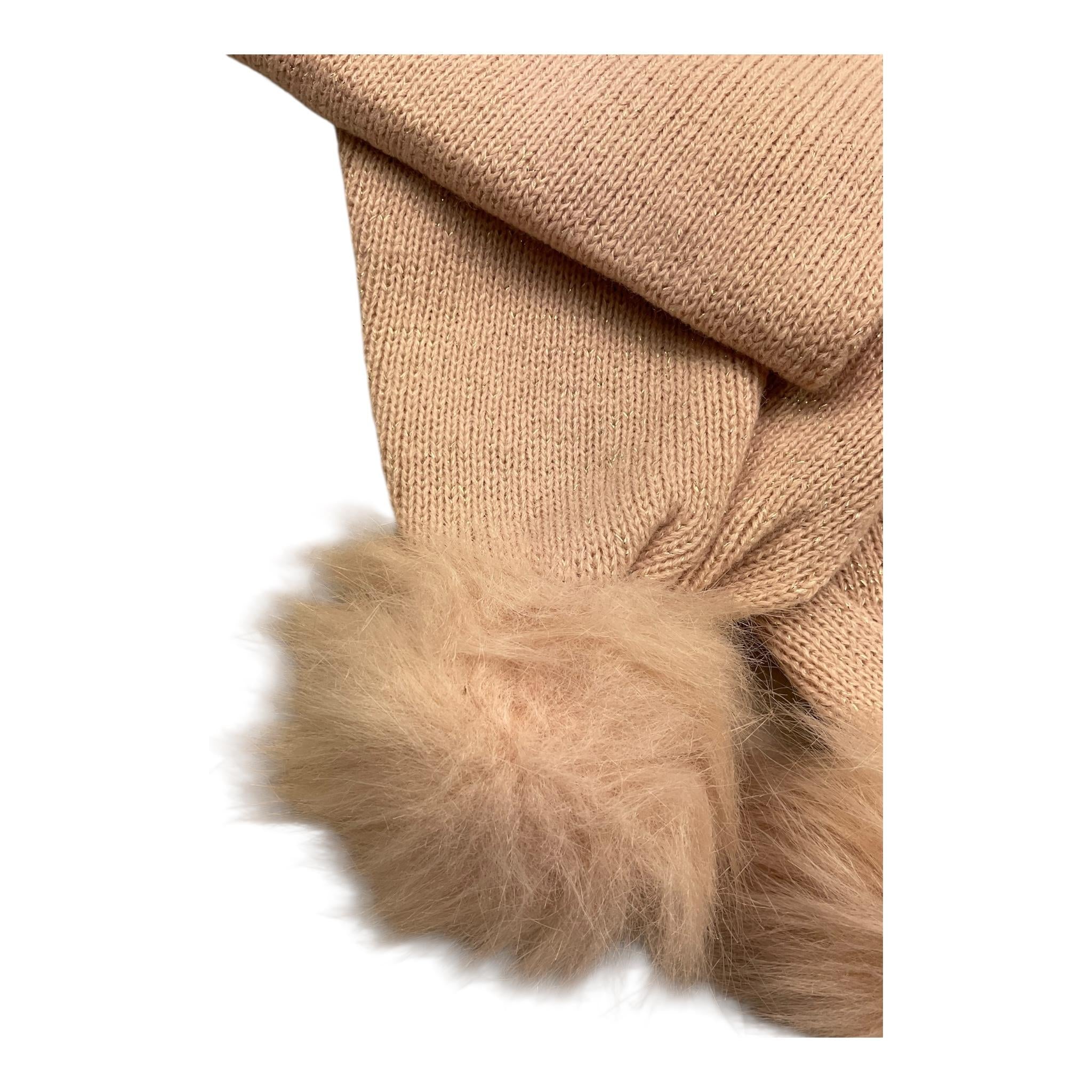 LIU JO sciarpa tinta unita con pon pon Rosa per Bambina K69032 ROSA LIU JO 